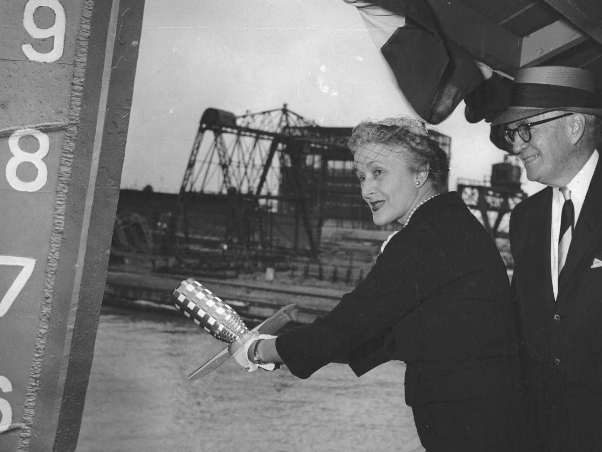 Mrs. Edmund Fitzgerald wife of the Chairman of the