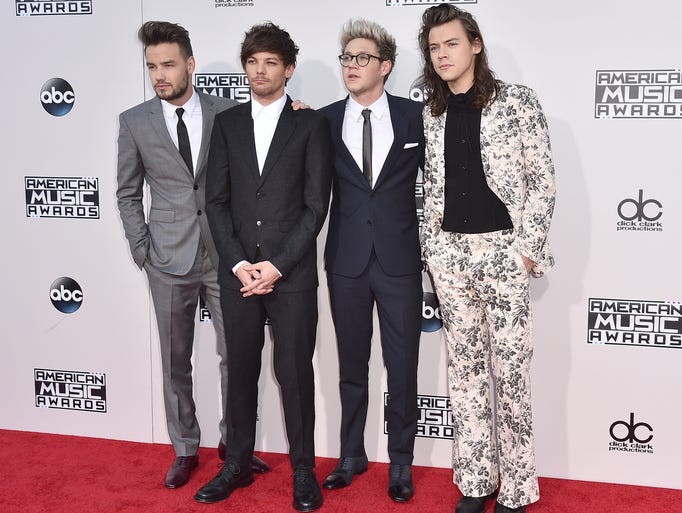 Artist Of The Year nominees (L-R) Liam Payne, from