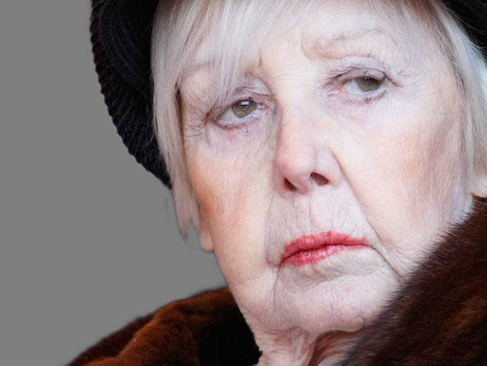 Former Chicago mayor Jane Byrne, the first and only