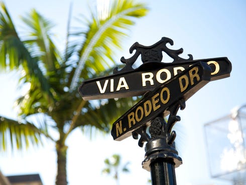 Beverly Hills and its most famous street, Rodeo Drive, have become synonymous with the celebrity lifestyle. The four blocks of Rodeo stretching from Wilshire Boulevard to South Santa Monica Boulevard have become a hub of California's haute couture fa