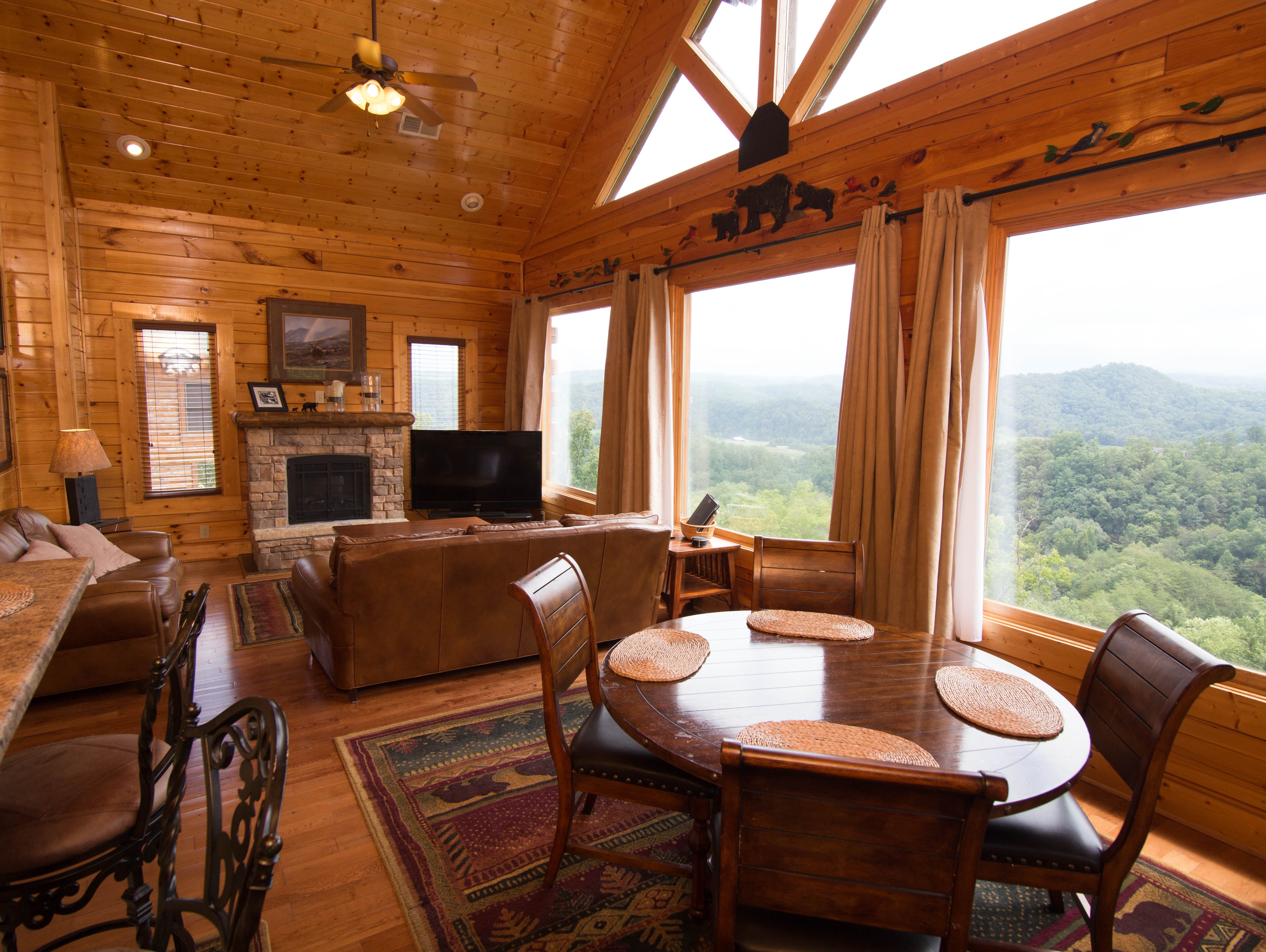 Timber Tops Luxury Cabin Rentals, Sevierville, Tenn.: Timber Tops consists of a variety of secluded cabins located in the woods near the Smoky Mountains, but not too far away from popular tourist destinations. The accommodations here are true cabins,