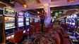Some of the 2,000 slot machines on the main gaming