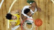 Michigan State forward Nick Ward (44) fights for position
