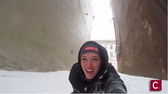 Snow Banks At The Banks Offers Sledding Tubing Fake Snow