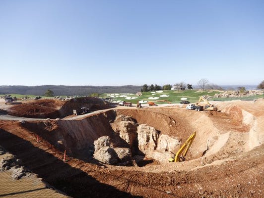 Drone footage Here's what Top of the Rock sinkhole looks like today