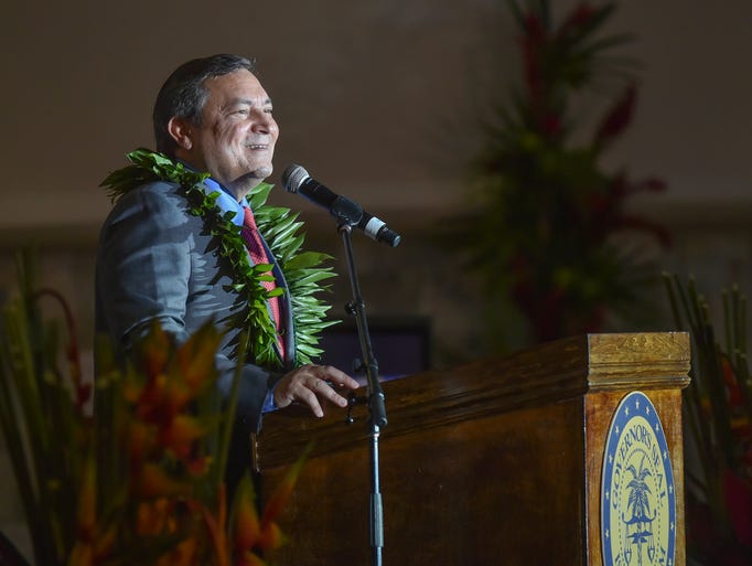 Gov. Eddie Calvo delivers his annual State of the Island