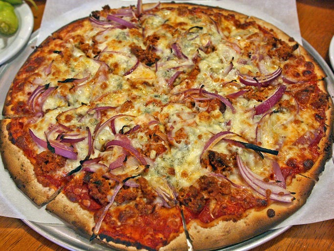 large Michael's Favorite pizza, served at Michael's Pizza, at 2629 ... large Michael's Favorite pizza, served at Michael's Pizza, at 2629 ...