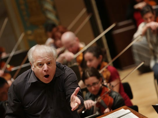 The Detroit Symphony Orchestra, led by Leonard Slatkin,