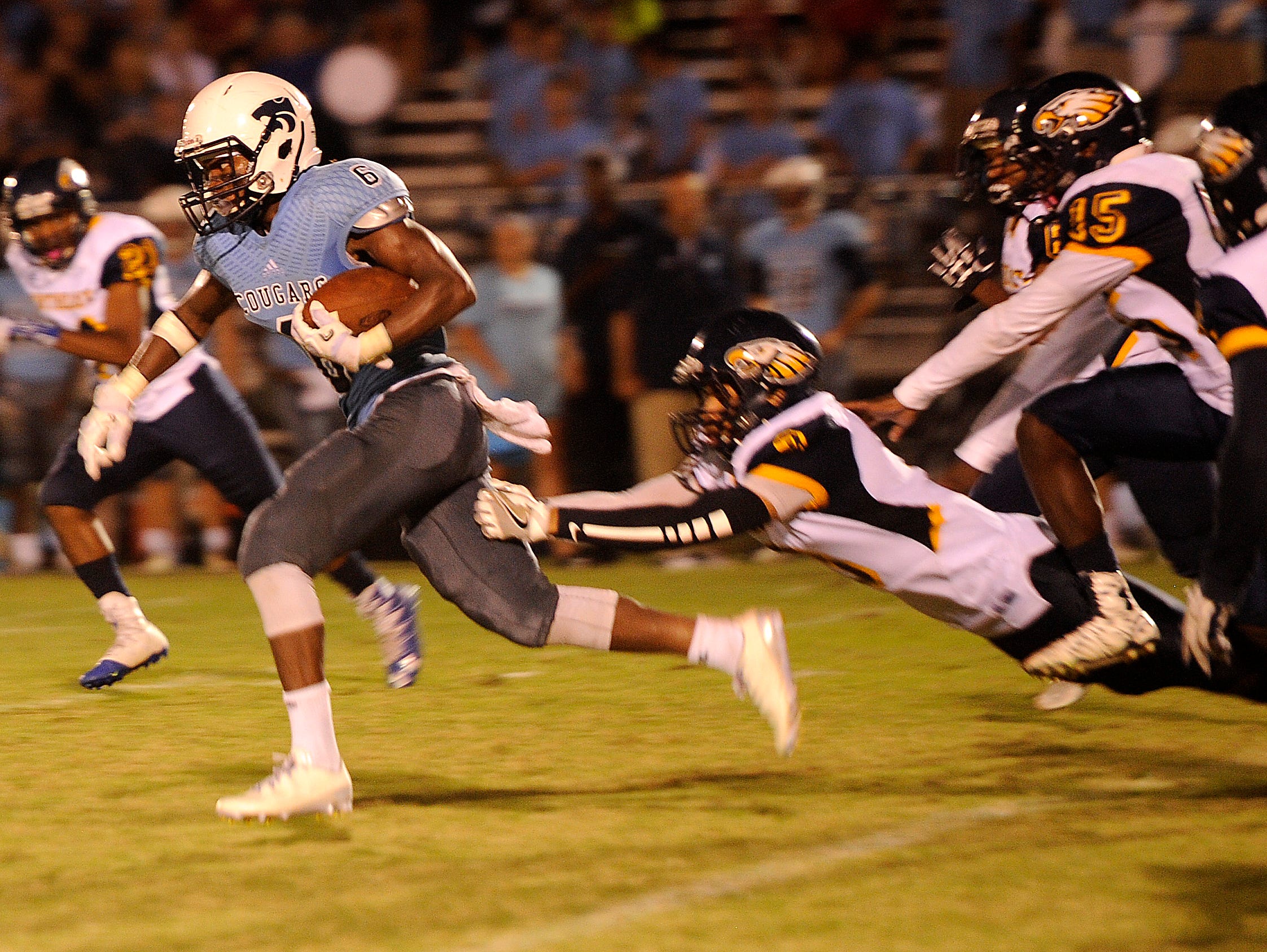 Jariel Wilson rushed for 200 yards and three touchdowns in a 21-3 Centennial win over Northeast.