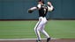 Vanderbilt shortstop Dansby Swanson throws a ball at