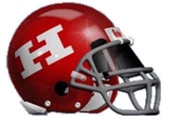 Haughton High School football helmet