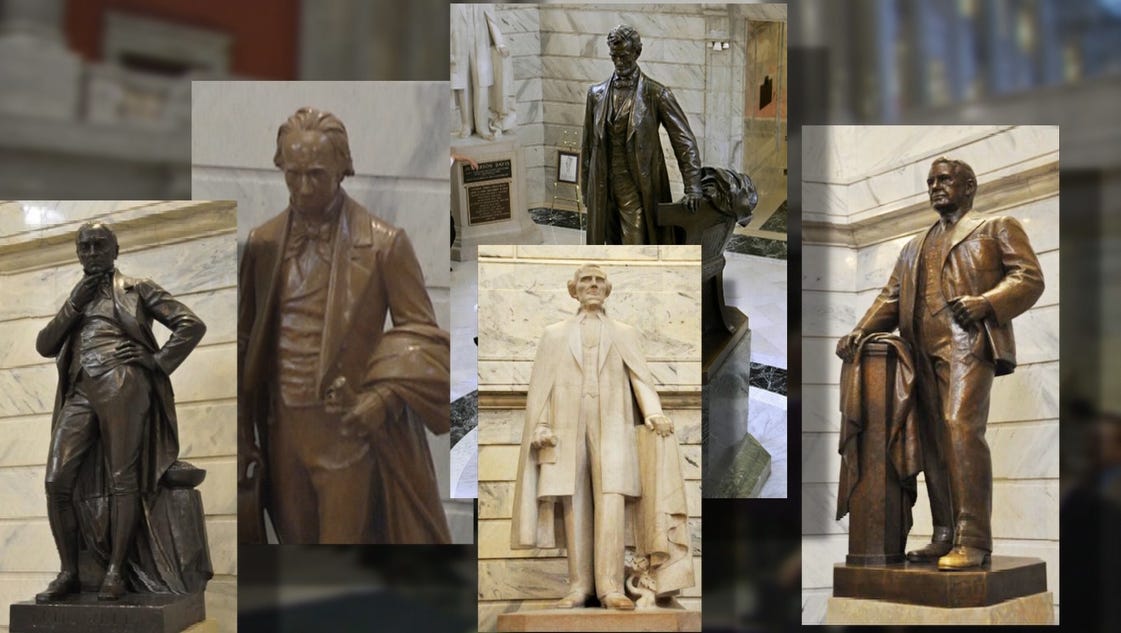 Ky. politicians address Jefferson Davis statue at Capitol rotunda
