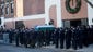 The casket of murdered New York City police officer