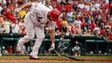 July 4: Cardinals left fielder Matt Holliday breaks