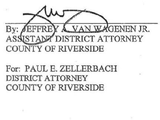 Former Riverside County district attorney Paul Zellerbach