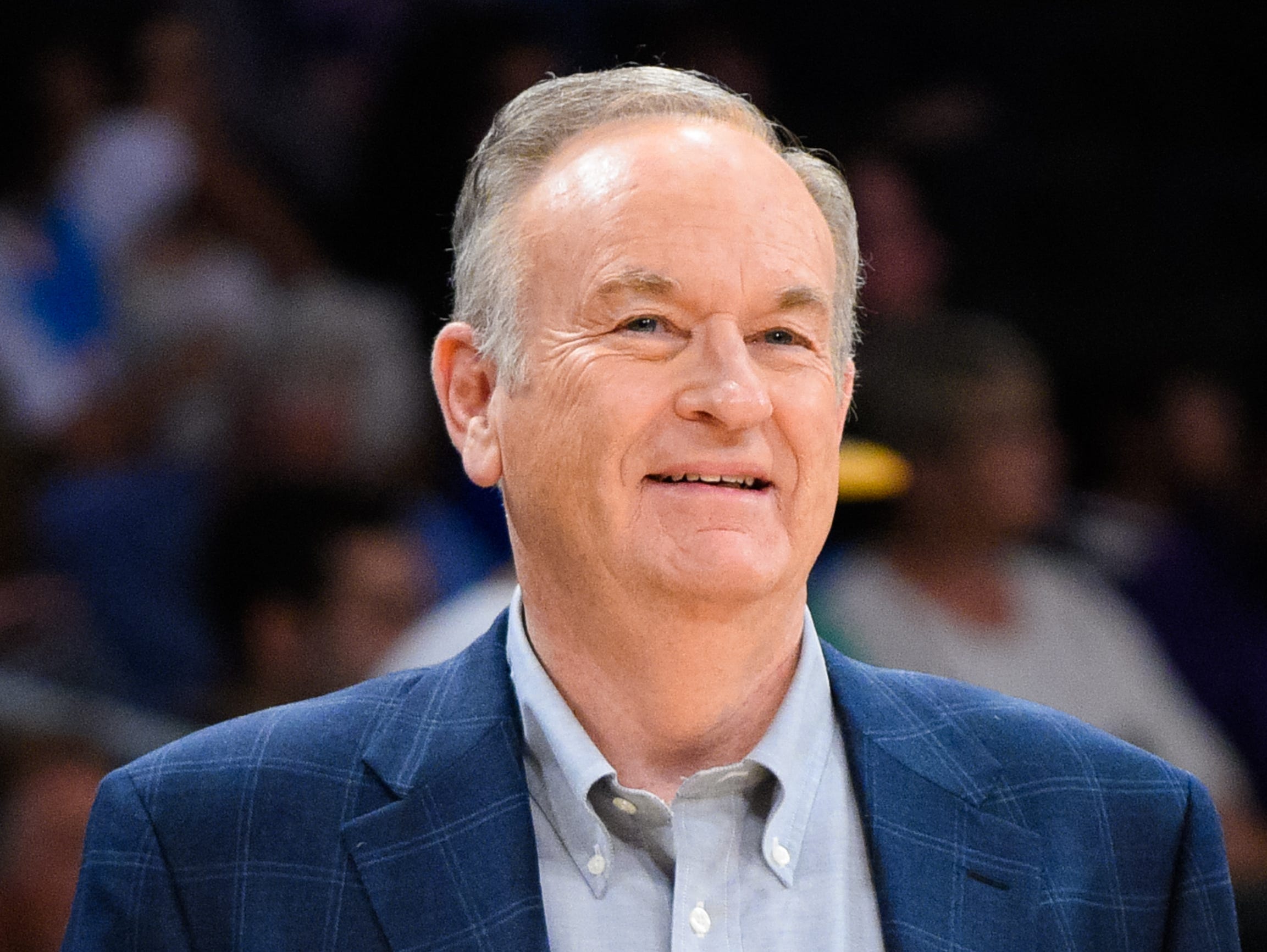 Bill O'Reilly attends a basketball game between the Denver Nuggets and the Los Angeles Lakers at Staples Center on Feb. 10, 2015, in Los Angeles.