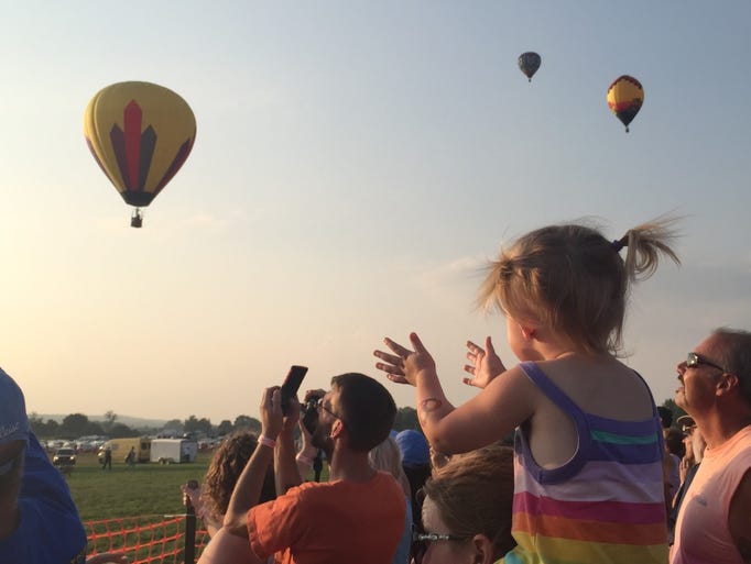 Up, up and away Hot air balloons soar in Dansville festival