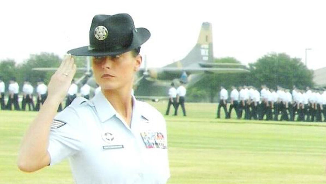 Michelle Manhart talks after losing Air Force career