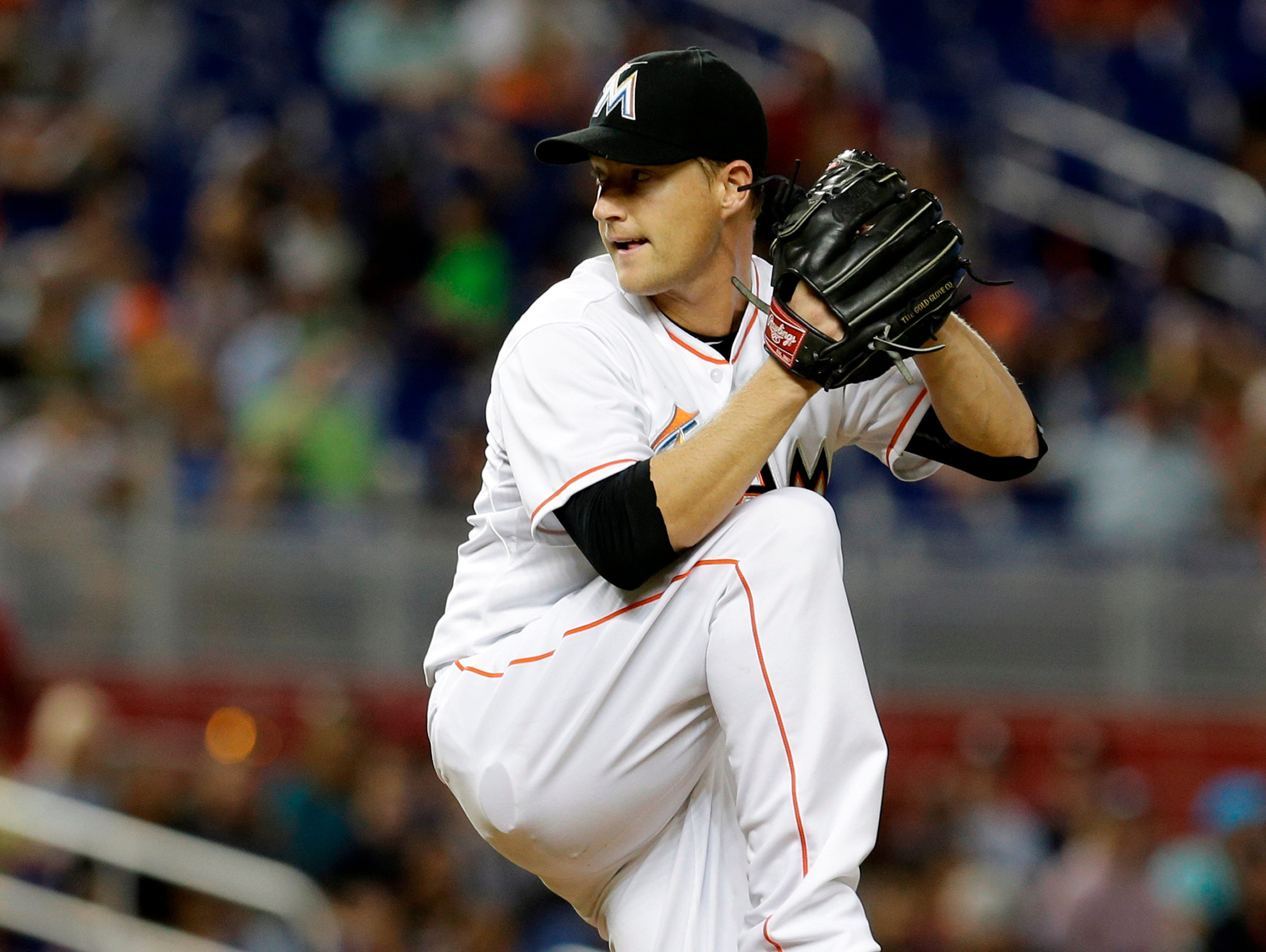 Roberson graduate Chris Narveson is a pitcher for the Miami Marlins.