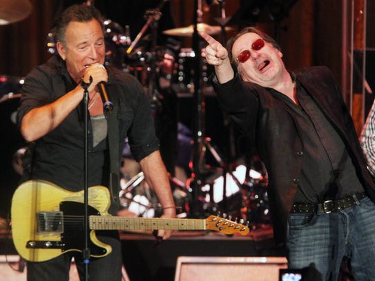 Southside Johnny Lyon [right) and a guy named Bruce