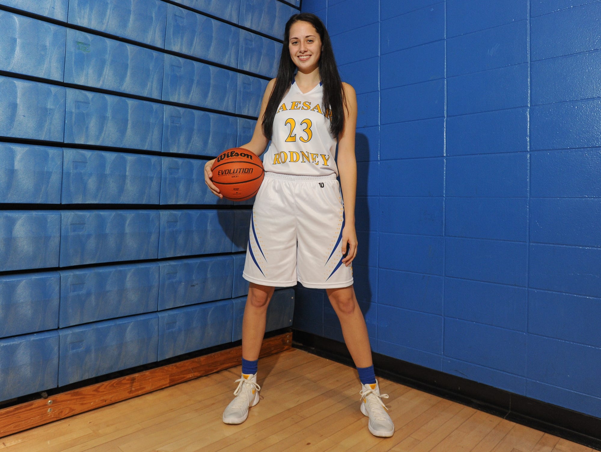 Jordan Moseley of Caesar Rodney girls basketball.