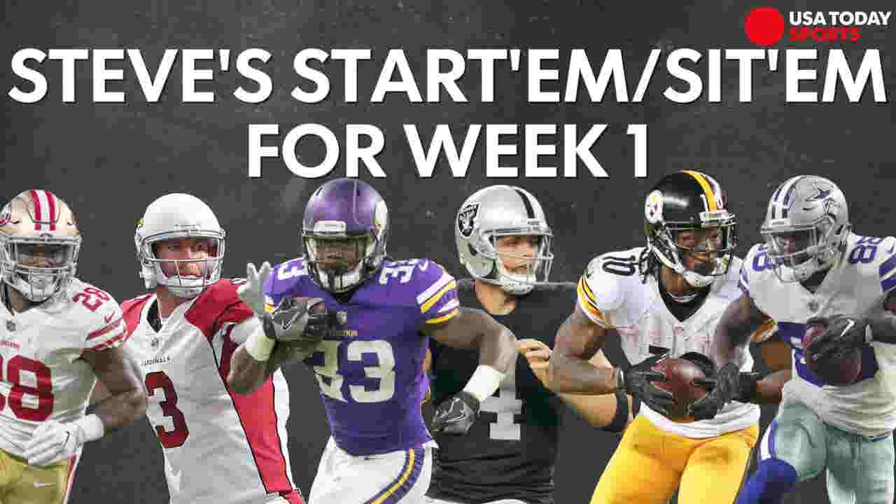 Fantasy Football Week 1 Start Em Sit Em