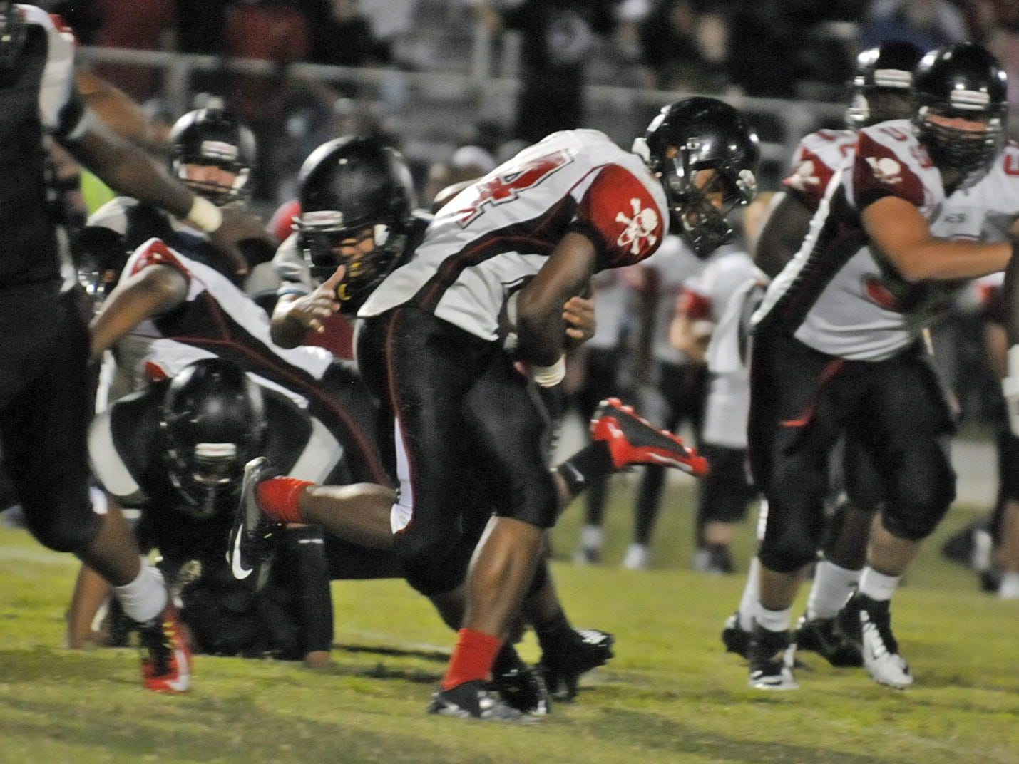Brian Lankford-Johnson ran for 211 yards and 4 touchdowns in a rout of Rockledge.