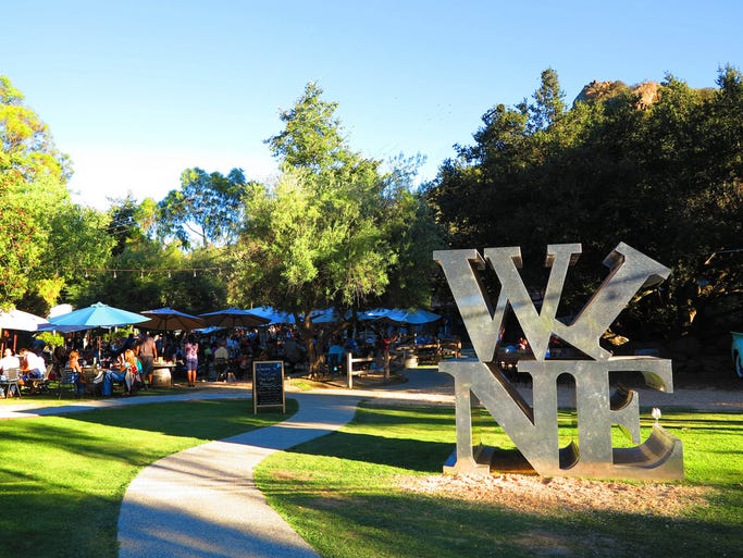 Nestled in the Santa Monica Mountains above the stunning city, Malibu Wines offers two labels at its rustic outdoor tasting room, which is free to the public with picnics encouraged.