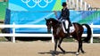 Karim Laghouag of France rides during equestrian eventing