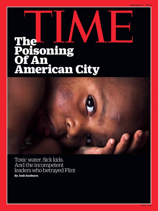 To cut costs, Flint poisons its residents with lead  - Page 7 635889829320545154-time-cover