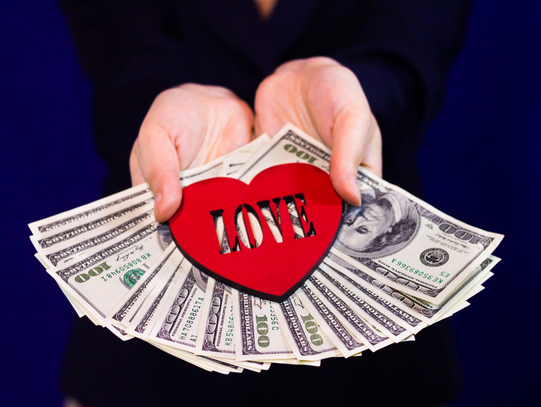 Financial stability was the most critical  factor for just 19% of new couples polled.
