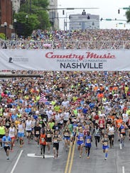 The Country Music Marathon is one of the biggest single-day