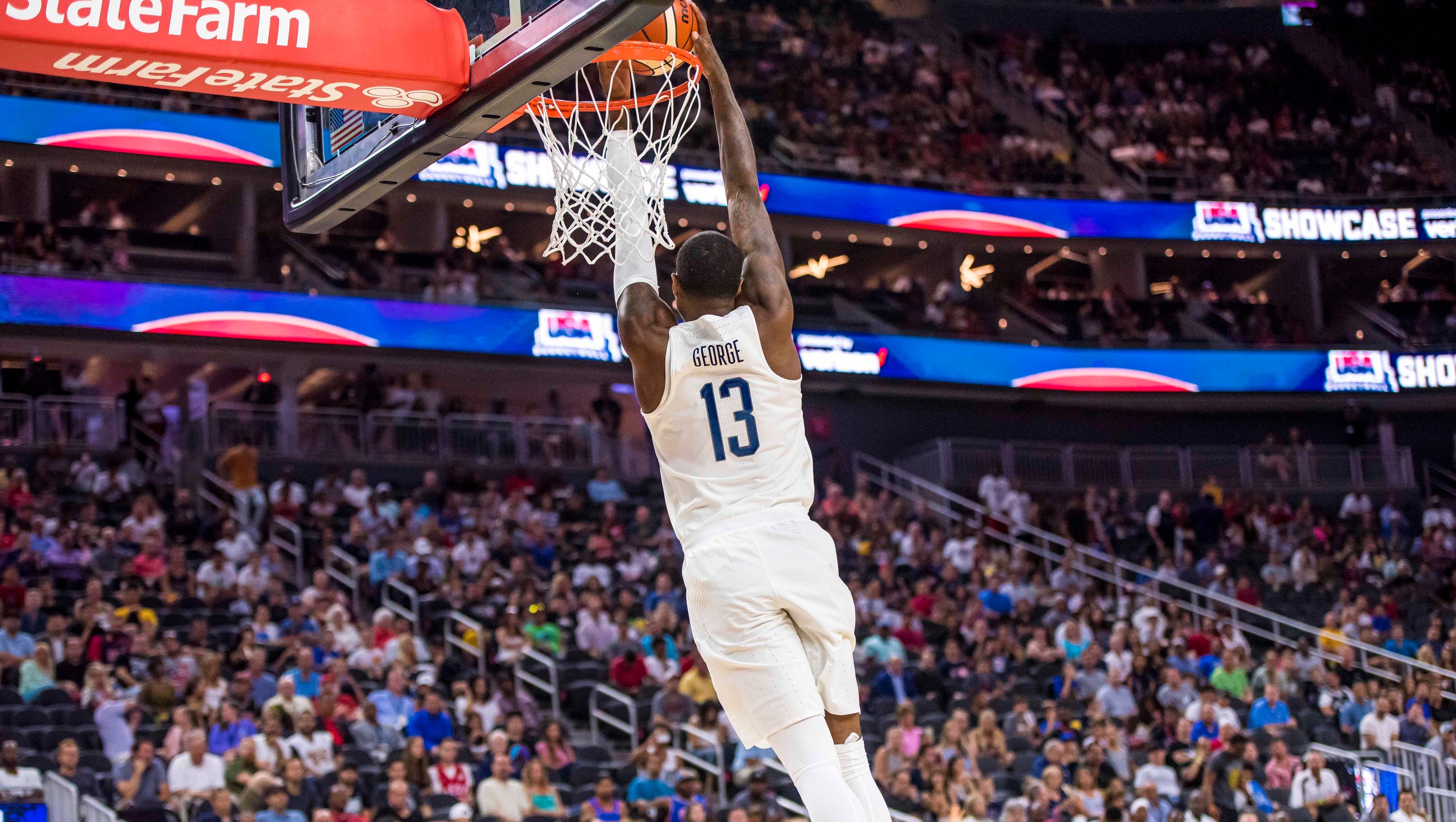 Paul George shines for Team USA in exhibition opener