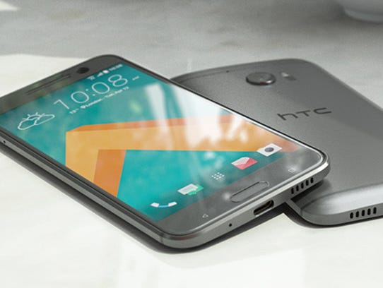 The HTC 10 smartphone.