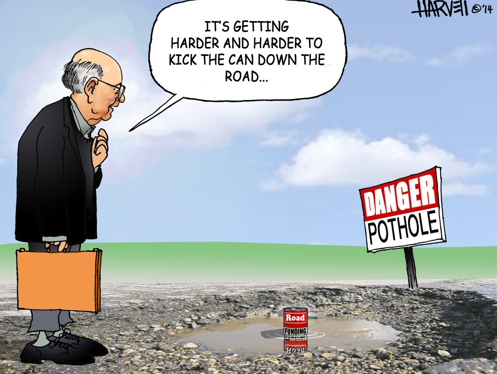 The cartoonist's homepage, greenvilleonline.com/opinion/roger-harvell-cartoons