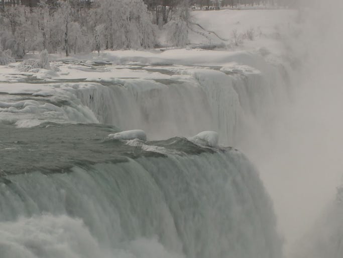 Niagara Falls in the winter
