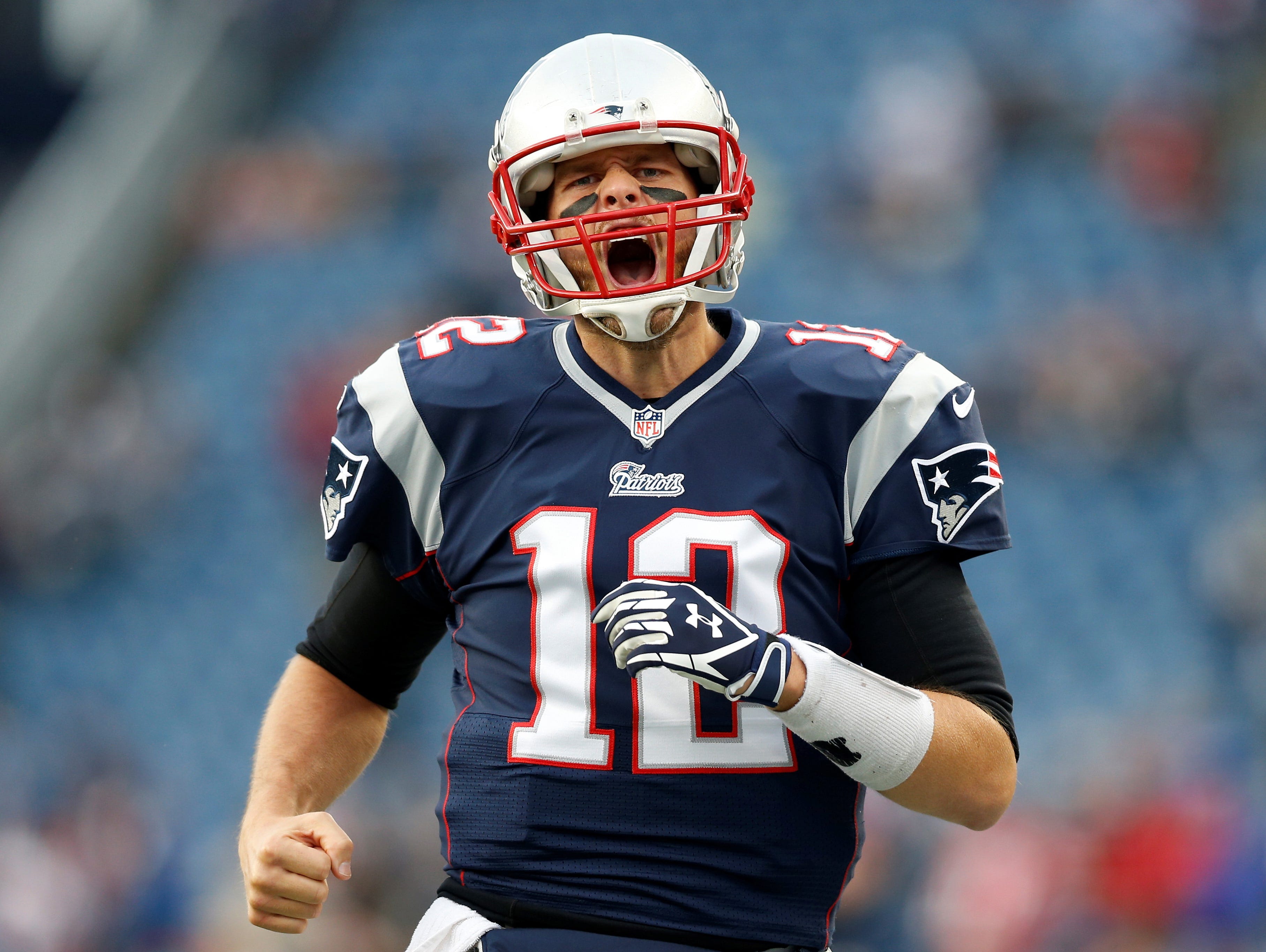 Tom Brady and the Patriots are averaging 40.2 points during their five-game win streak.