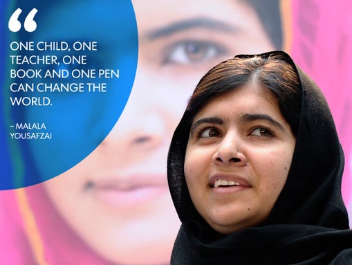 I Am Malala: Nobel Peace winner's quotes