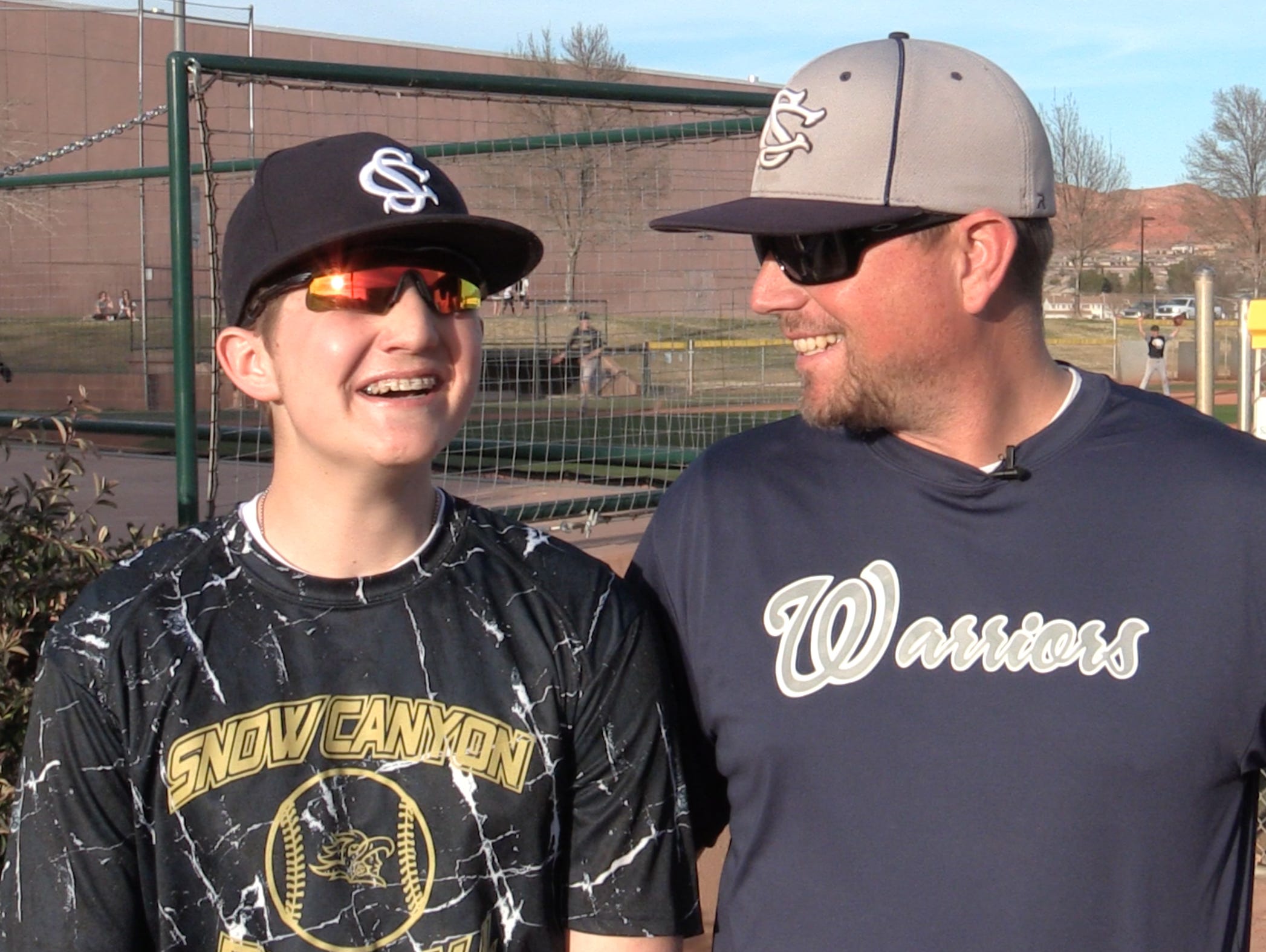 Britton Shipp, and his father Jesse Shipp, discuss his recovery and the role of baseball in their lives Wednesday, March 2, 2016.