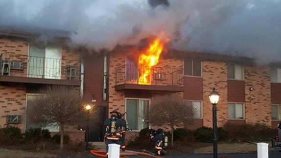 Image result for greenfield apartment building fire
