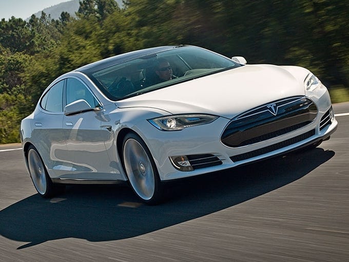 Tesla says the regular Model S can sprint from zero to 60 miles per hour in 5.4 seconds and has a top speed of 125 mph.