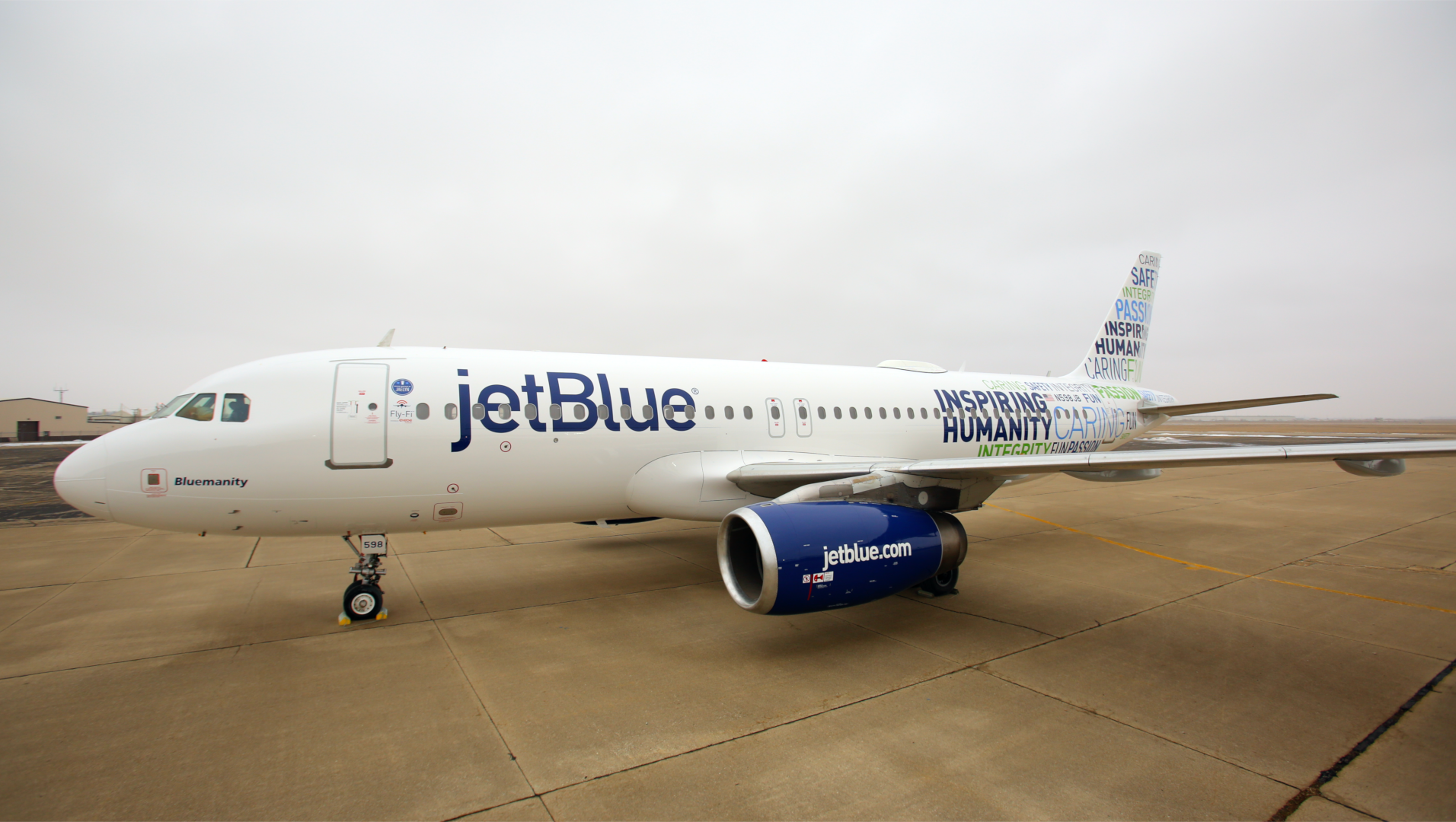 JetBlue unveils new 'Bluemanity' livery
