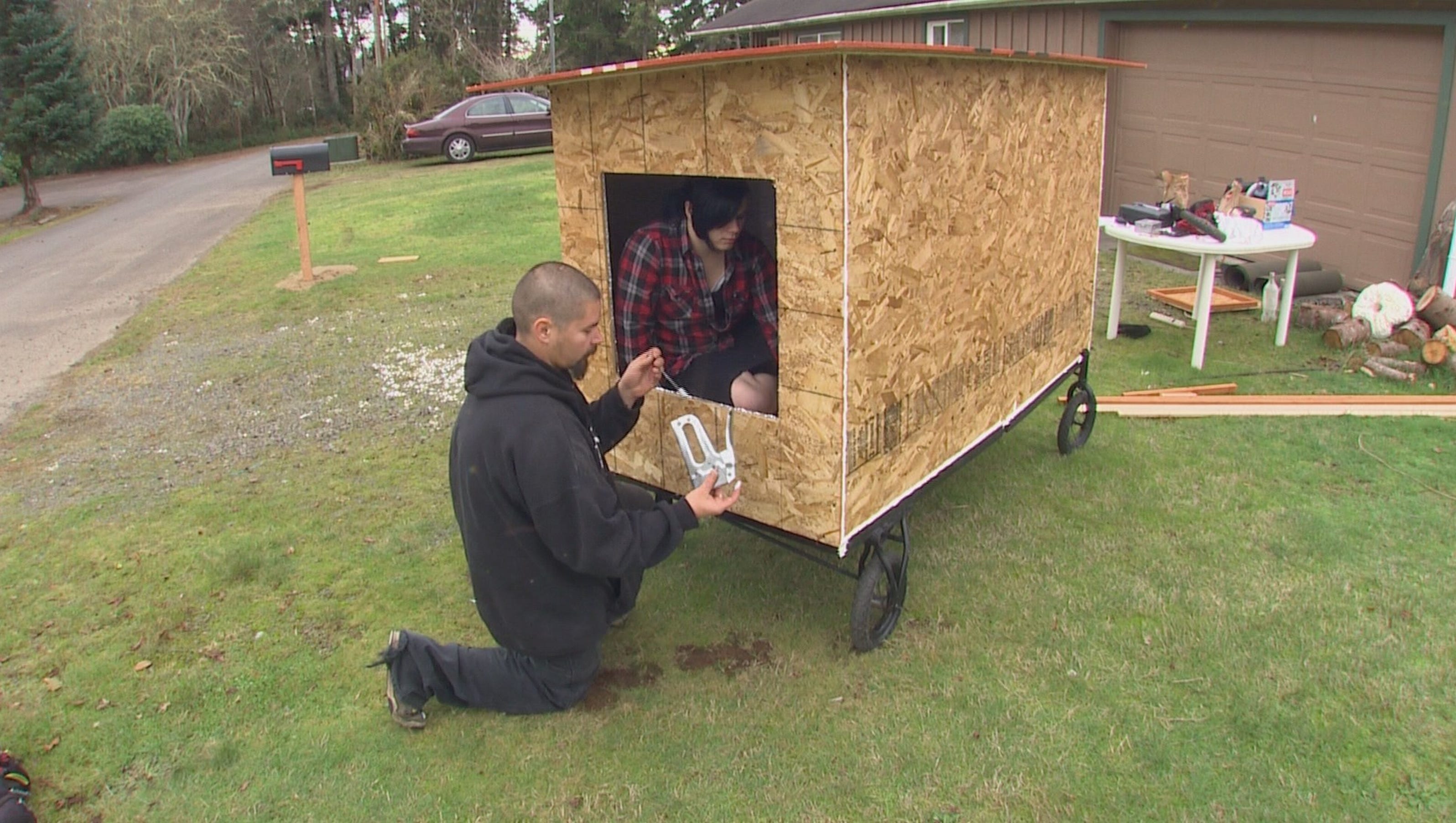 'Huts' to give homeless a dry, warm place to sleep