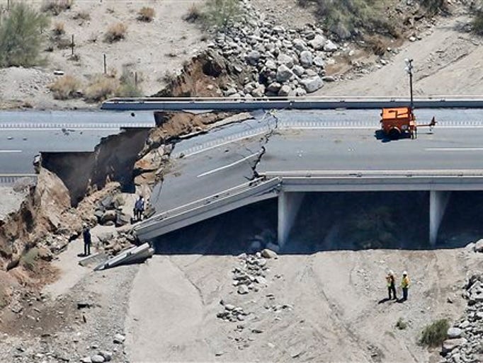 Collapsed California I10 bridge to reopen in September