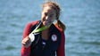 Gevvie Stone took silver in the women's singe sculls