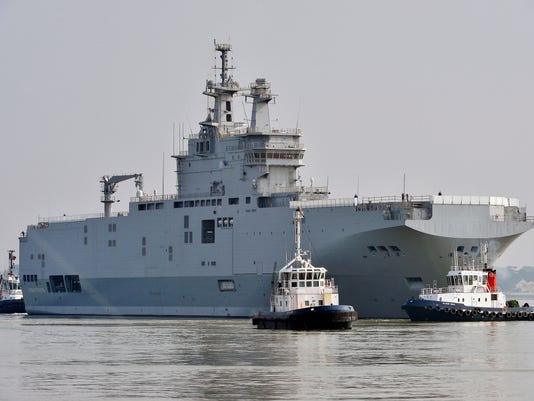Mistral warship Sevastopol
