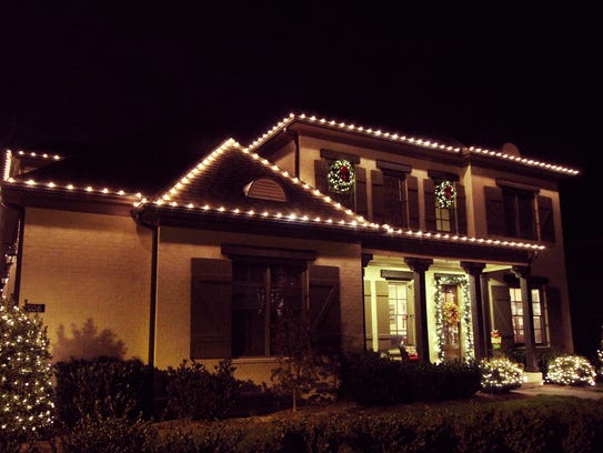 This home on Lanes End in Franklin is festive with