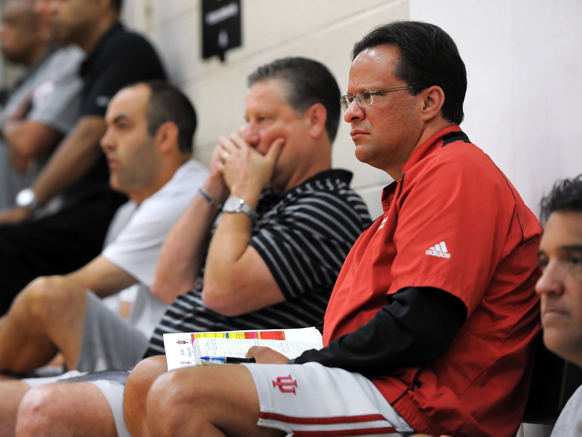 Tom Crean was in Charlotte on Wednesday night, for the start of the July evaluation period.