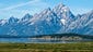 A glorious day in Grand Teton National Park, Wyoming,