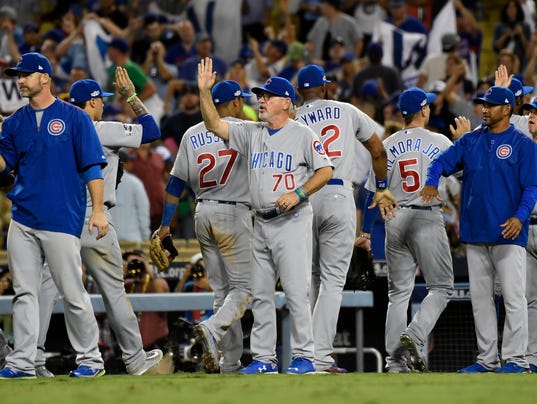 Image result for The Cubs are one win from the World Series ... again